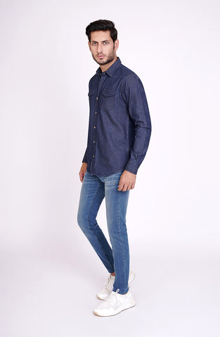 Rinse Wash Denim Shirt