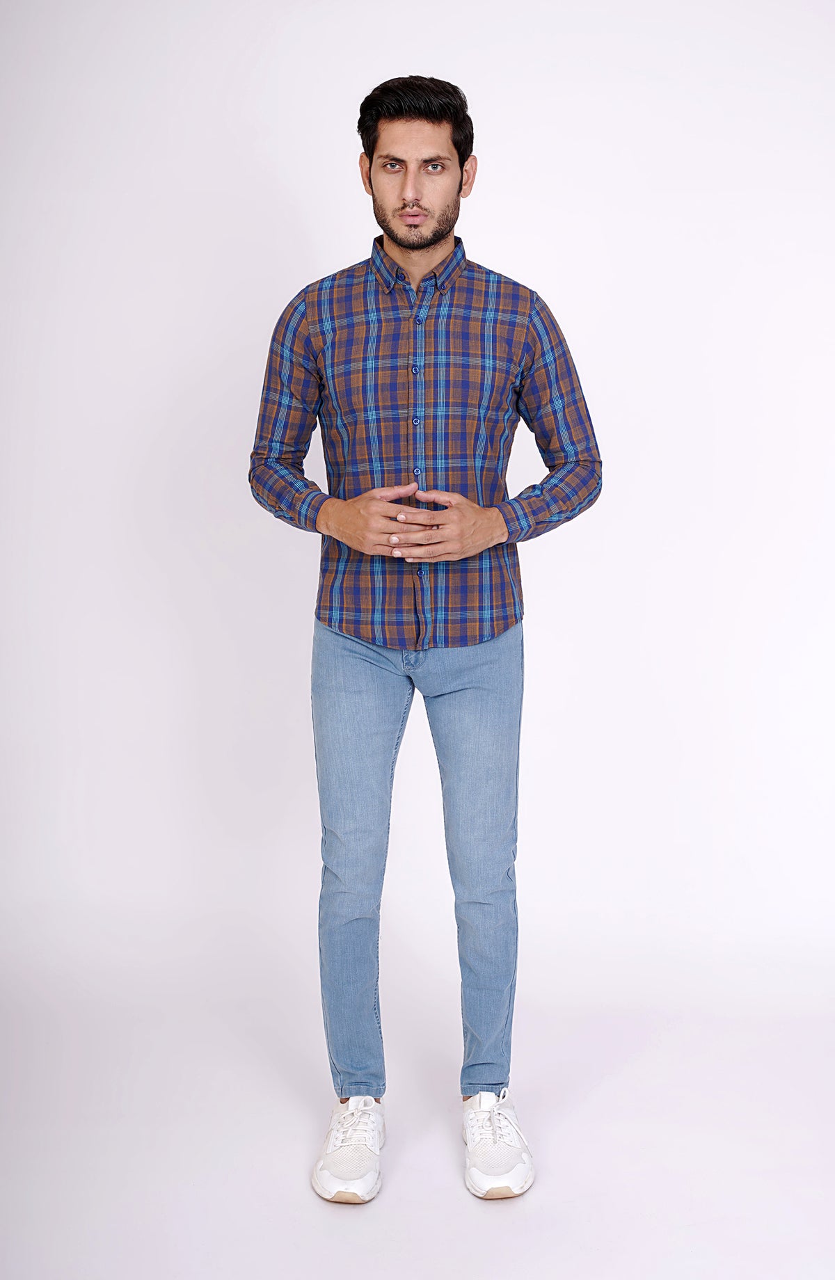 Checkered Yarn Dyed Shirt