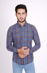 Checkered Yarn Dyed Shirt