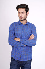 Blue Checkered Shirt