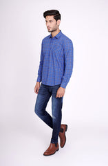 Blue Checkered Shirt