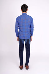 Blue Checkered Shirt