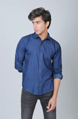 Basic Denim Button Down Shirt